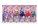 11.5"JOINTS BODY DOLL，6ASST