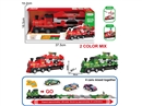 CATAPULT CAR SET W/CAR 4PCS,2COLOURS
