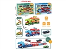DEFORMATION CATAPULT CAR SET W/CAR 4PCS,2COLOURS
