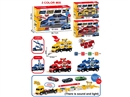 DEFORMATION CATAPULT CAR SET W/LIGHT & SOUND & CAR 4PCS(INCLUDED BATTERY),3COLOURS