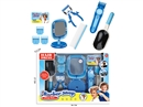 HAIRDRESSING SET W/LIGHT,10PCS