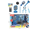 HAIRDRESSING SET W/LIGHT,10PCS