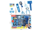 HAIRDRESSING SET W/LIGHT,11PCS