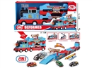 DEFORMATION CATAPULT CAR SET W/LIGHT & SOUND & CAR 4PCS(NO INCLUDED BATTERY)