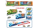 CATAPULT CAR SET W/CAR 2PCS,3COLOURS
