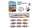 B/O TRAIN TRACK SET,3ASST(NOT INCLUDE BATTERY)
