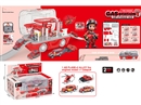 GAS STATION CAR STORAGE BOX(2PCS FREE WAY CAR+CATAPULT+PLANE)