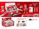 GAS STATION CAR STORAGE BOX(2PCS FREE WAY CAR+CATAPULT+PLANE)