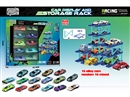 CARS DISPLAY  STORAGE RACK W/FREE WAY DIE-CAST CAR 10PCS
