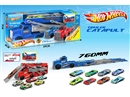 CATAPULT STORAGE TRUCK W/FREE WAY DIE-CAST CAR 2PCS,2COLOURS