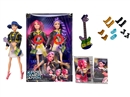 11.5"JOINTS BODY DOLL 2PCS W/ACCESSORIES & LIGHT