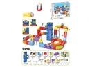 MAGNETIC MODULAR TRACK CAR 123PCS