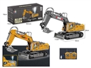 17-CHANNEL R/C DIE-CAST CONSTRUCTION TRUCK W/LIGHT & MUSIC & SPRAY（INCLUDED BATTERY）,2COLOURS
