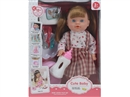 13"BLOW MOLD DOLL W/ACCESSORIES & 12 SOUND IC(INCLUDED BATTERY)