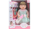13"BLOW MOLD DOLL W/ACCESSORIES & 12 SOUND IC(INCLUDED BATTERY)