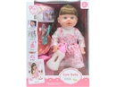 13"BLOW MOLD DOLL W/ACCESSORIES & 12 SOUND IC(INCLUDED BATTERY)