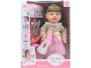 13"BLOW MOLD DOLL W/ACCESSORIES & 12 SOUND IC(INCLUDED BATTERY)