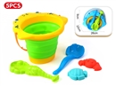中号沙滩折叠桶5件套
