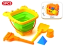 中号沙滩折叠桶5件套