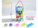 PET盒A款(含提手)小颗粒马卡龙积木230克(190PCS+)