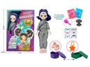 11"JOINTS BODY DOLL W/3D EYES & ACCESSORIES