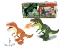 B/O DINOSAUR W/LIGHT & SOUND & SPRAY(NOT INCLUDED BATTERY),2COLOURS