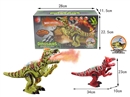 B/O DINOSAUR W/LIGHT & SOUND & SPRAY(NOT INCLUDED BATTERY),2COLOURS