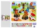 2 IN 1 BLOCKS & DOUGH SET 73PCS
