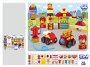 2 IN 1 BLOCKS & DOUGH SET 66pcs