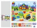 2 IN 1 BLOCKS & DOUGH SET 63pcs