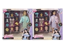 11"JOINTS BODY DOLL W/ACCESSORIES,2ASST