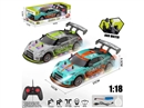 1:18 5-CHANNEL R/C CAR W/LIGHT & SPRAY(INCLUDED BATTERY),2COLOURS