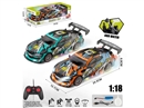 1:18 5-CHANNEL R/C CAR W/LIGHT & SPRAY(INCLUDED BATTERY),2COLOURS