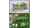 FRICTION MILITARY TRUCK SET