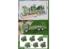 FRICTION MILITARY TRUCK SET