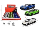 1:32 PULL BACK DIE-CAST CAR W/LIGHT & SOUND，12PCS/DISPLAY BOX(INCLUDED BATTERY)