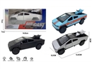 1:32 PULL BACK DIE-CAST CAR W/LIGHT & SOUND(INCLUDED BATTERY),2COLOURS