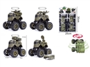 FRICTION STUNT CAR,4ASST