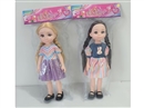 14"RUBBER DOLL,2ASST