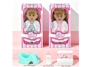 14"BLOW MOLD DOLL W/ACCESSORIES & 3D EYES & 12 SOUND IC(INCLUDED BATTERY),2ASST