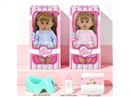 14"BLOW MOLD DOLL W/ACCESSORIES & 3D EYES & 12 SOUND IC(INCLUDED BATTERY),2ASST