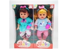 16"BLOW MOLD DOLL W/ACCESSORIES & MUSIC,2ASST