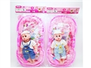 12"BLOW MOLD DOLL W/ACCESSORIES & MUSIC,2ASST