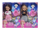 14"RUBBER DOLL W/ACCESSORIES & 3D EYES，2ASST