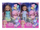 14"RUBBER DOLL W/ACCESSORIES & 3D EYES，2ASST