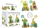 3.75CM MAGNETIC BUILDING TILES，4ASST