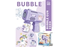 B/O BUBBLE MACHINE W/LIGHT (INCLUDE BATTERY)
