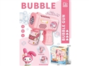 B/O BUBBLE MACHINE W/LIGHT (INCLUDE BATTERY)