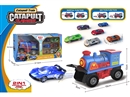 2 IN 1 CATAPULT TRAIN W/FREE WAY DIE-CAST CAR 6CS