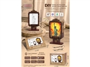 WOODEN VOICE-CONTROLLED NIGHT LIGHT ORNAMENTS